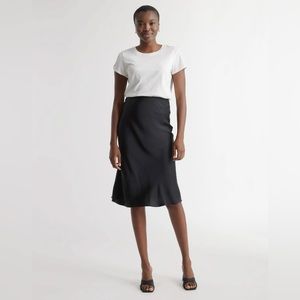 NWT Quince 100% Washable Silk Skirt